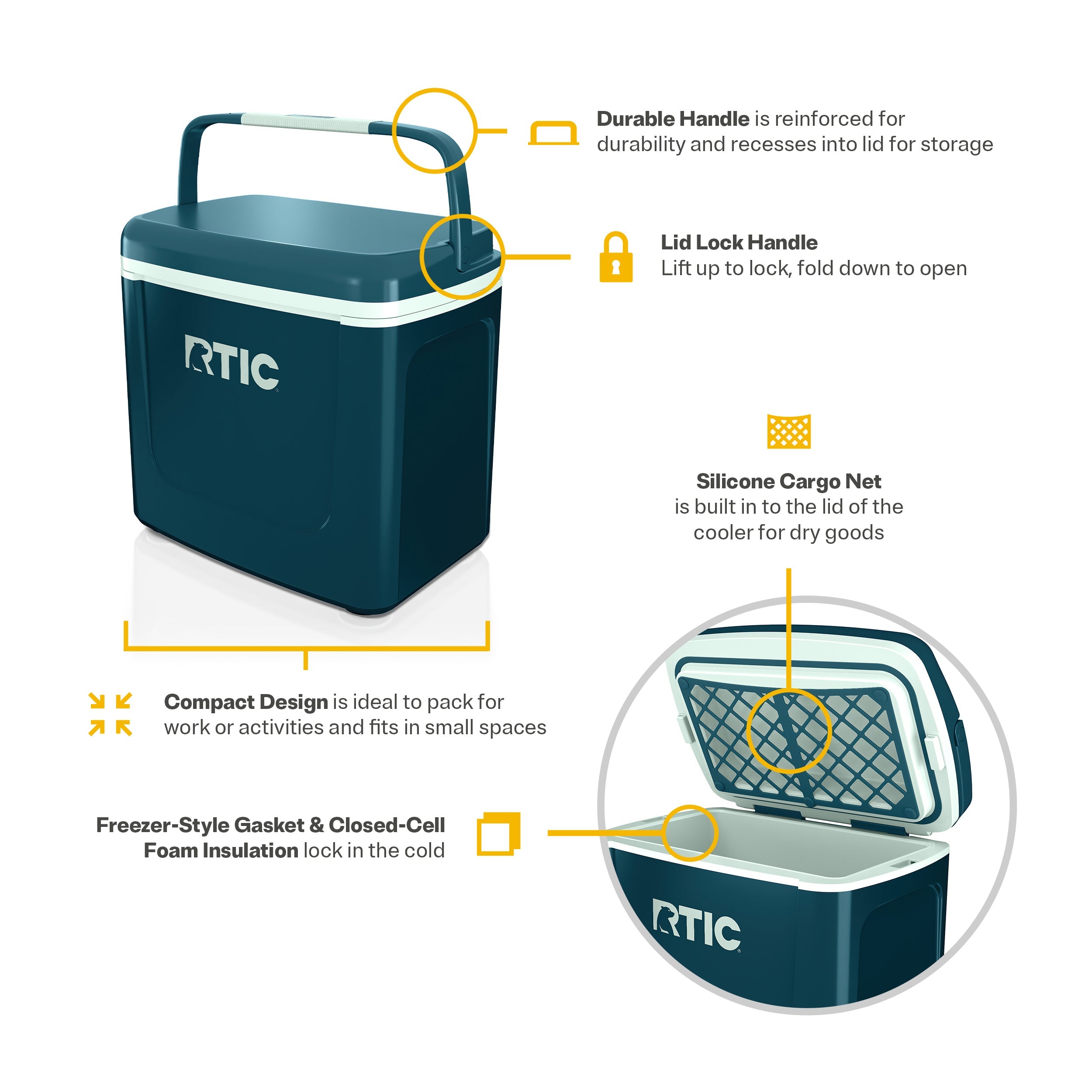 8 QT Road Trip Personal Cooler (T90D)