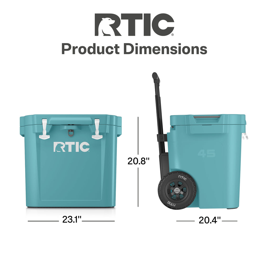 45 QT Ultra-Tough Wheeled Cooler (85D5)