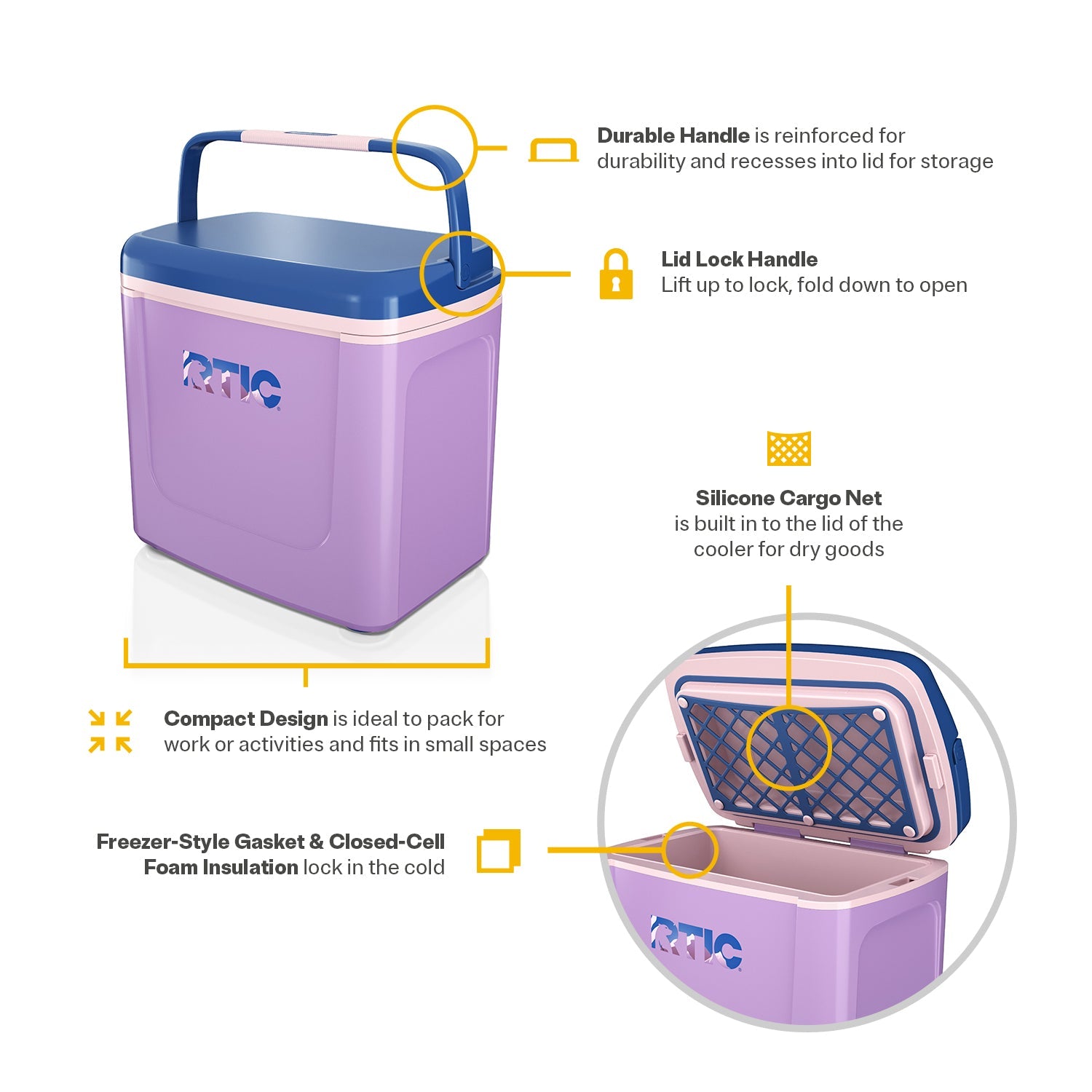 8 QT Road Trip Personal Cooler (T90D)