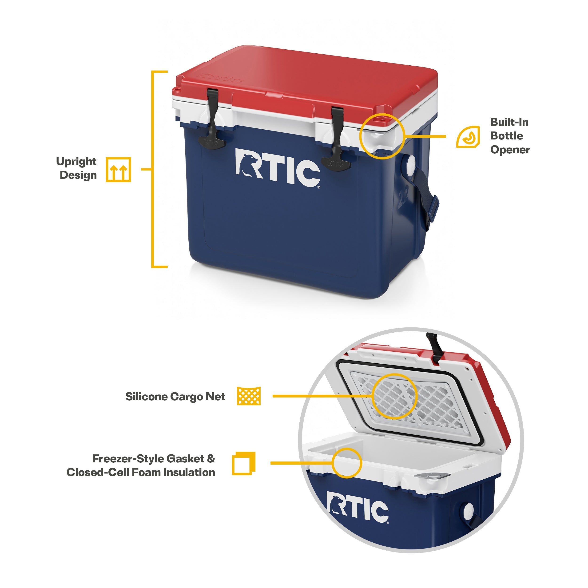 22 QT Ultra-Light Cooler (KBGL)