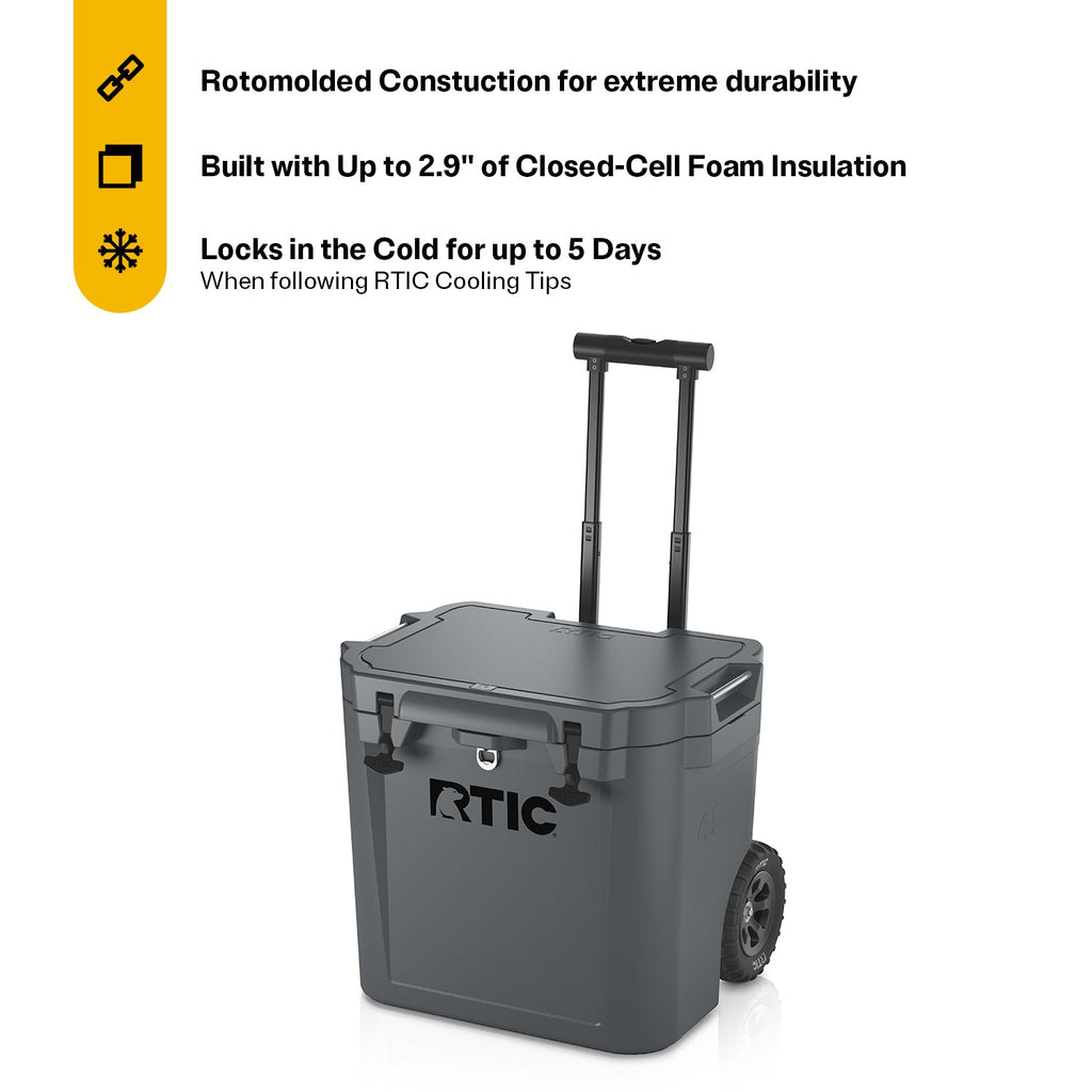 45 QT Ultra-Tough Wheeled Cooler (1OA4)