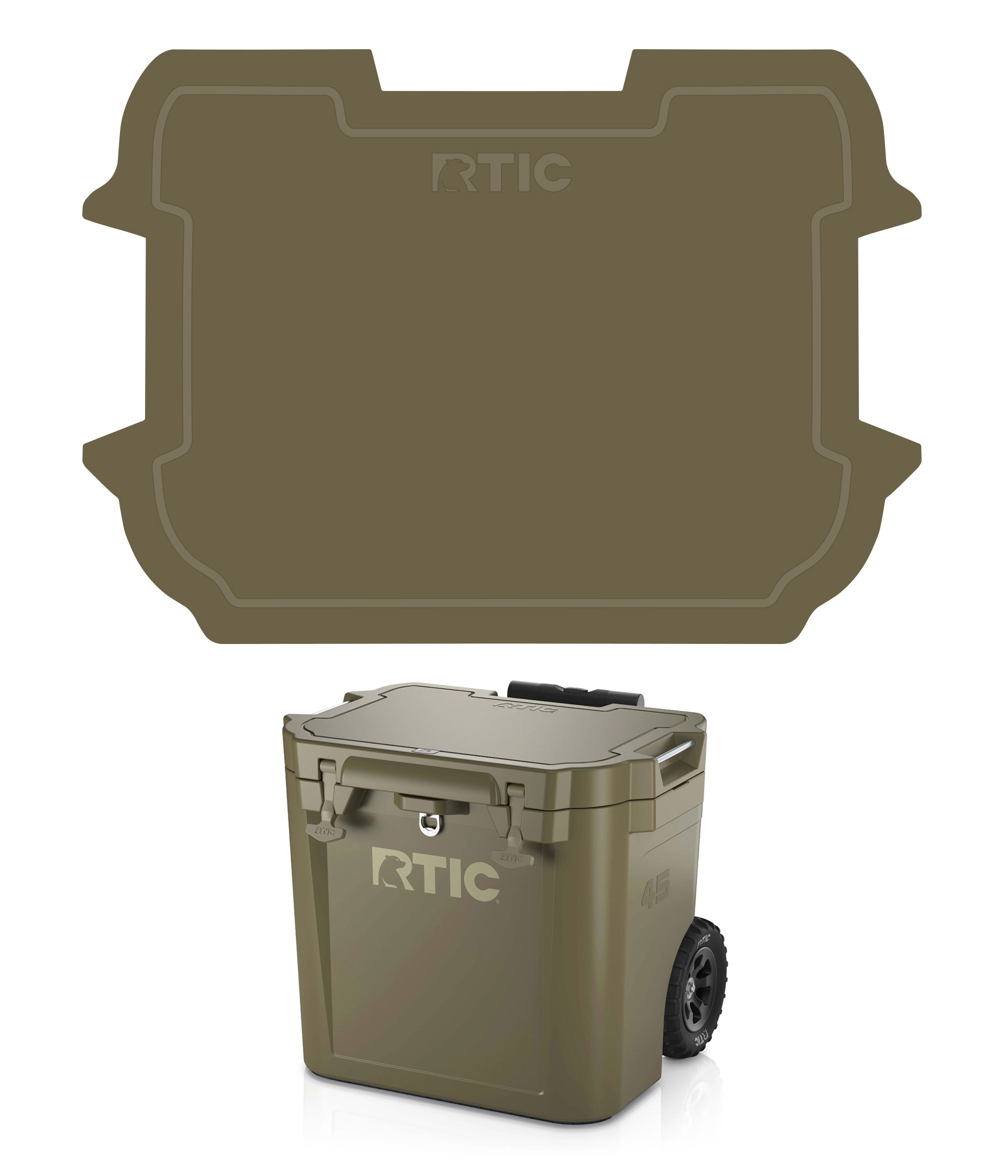 45 QT Ultra-Tough Wheeled Cooler (1OA4)