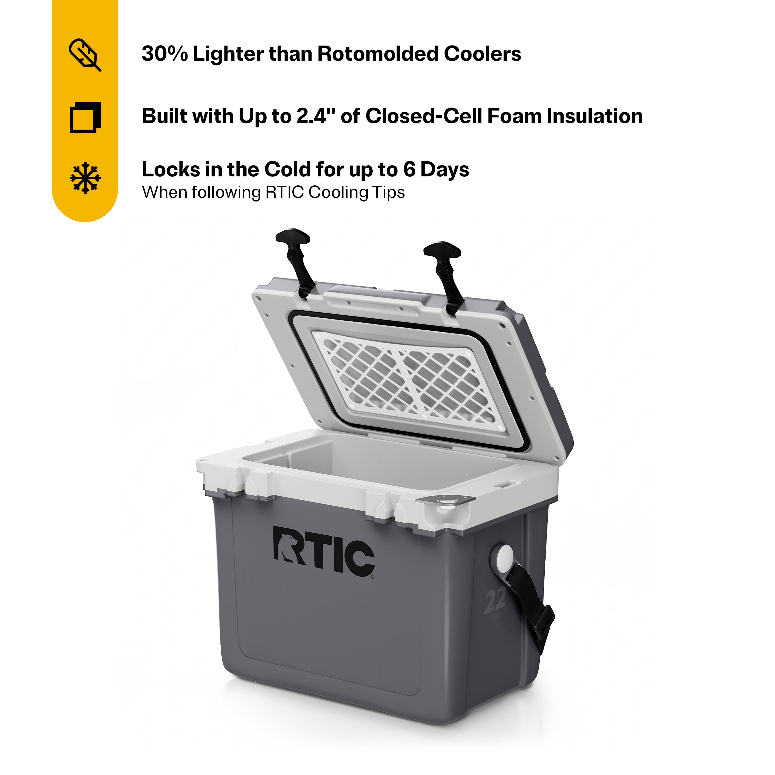 22 QT Ultra-Light Cooler (JK7K)