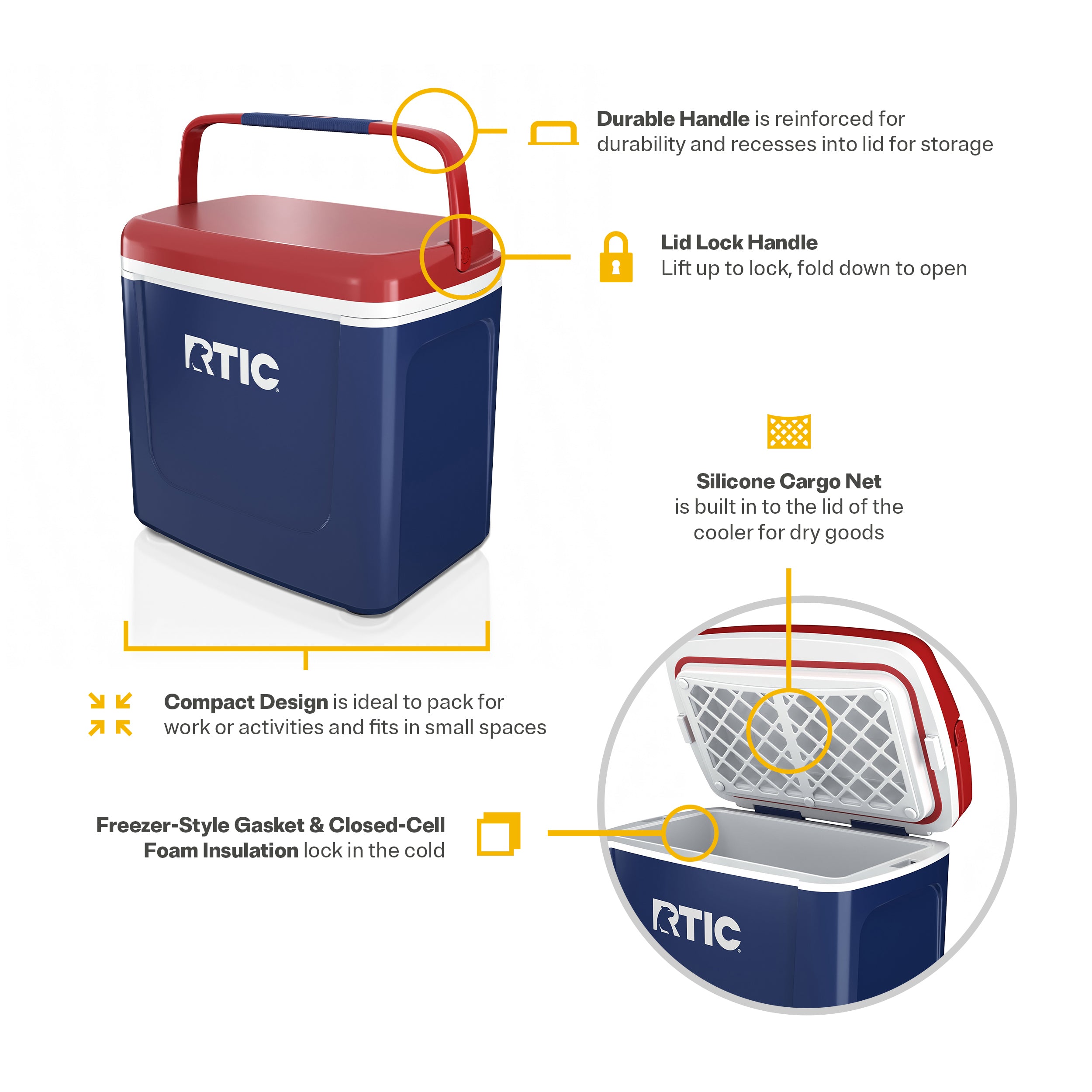 8 QT Road Trip Personal Cooler (T90D)