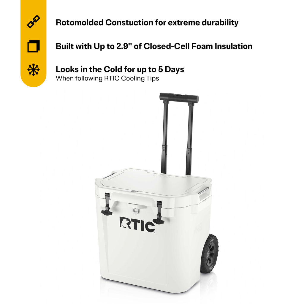 45 QT Ultra-Tough Wheeled Cooler (1OA4)
