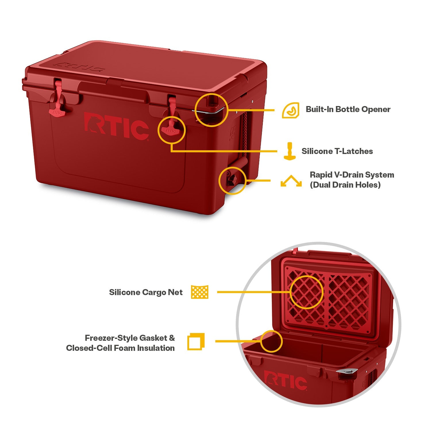 45 QT Ultra-Tough Cooler (YK8K)