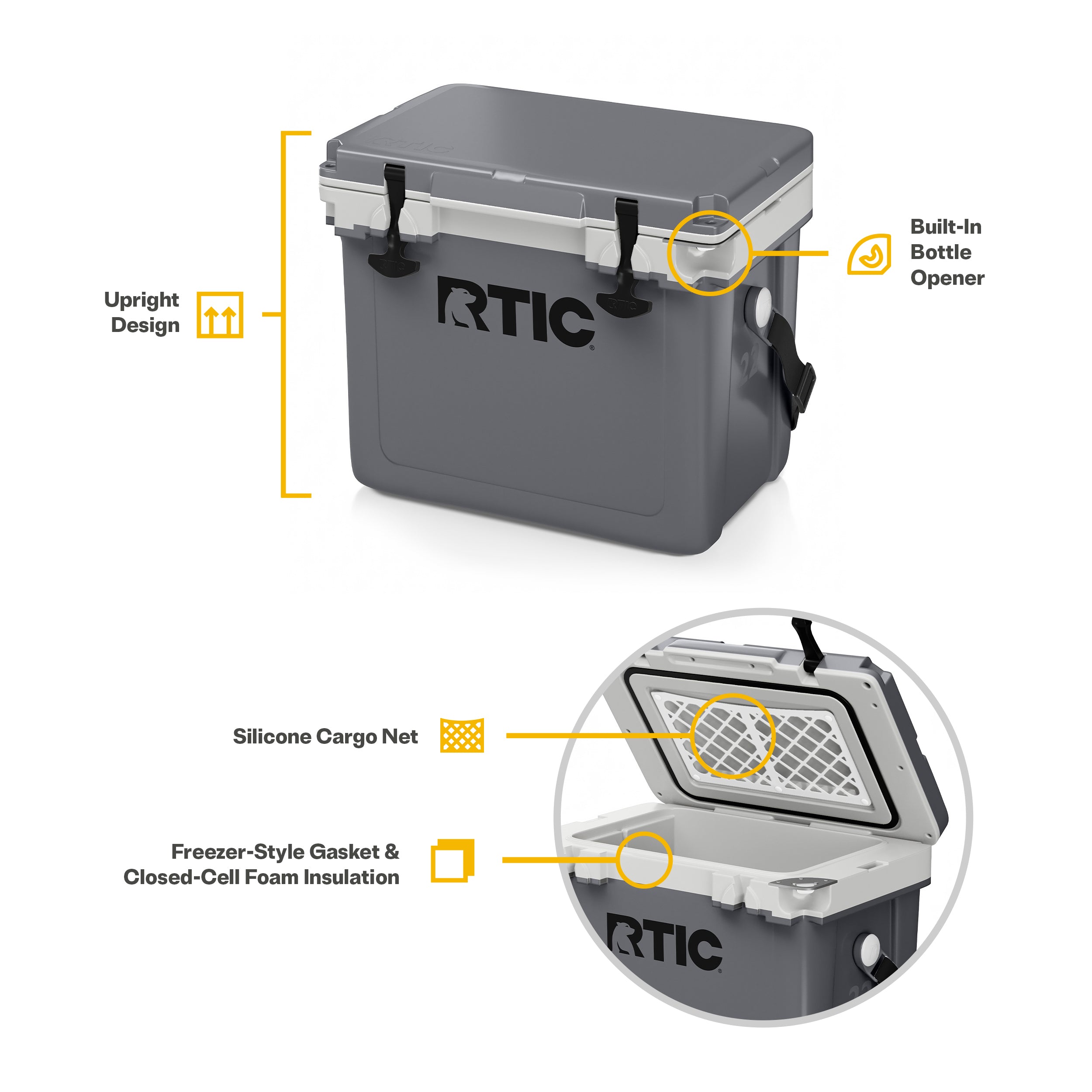 22 QT Ultra-Light Cooler (KBGL)